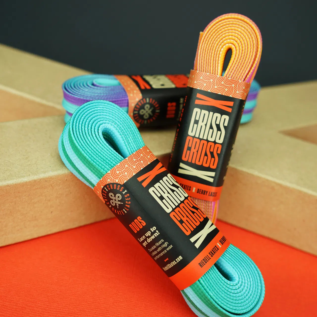 Criss Cross X Derby Laces - Duo - Multiple Colours